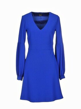 Shine Bright In the Crowd with this Blue Pinko Apricena Mini Dress